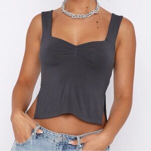 White Fox Charcoal Tank XS